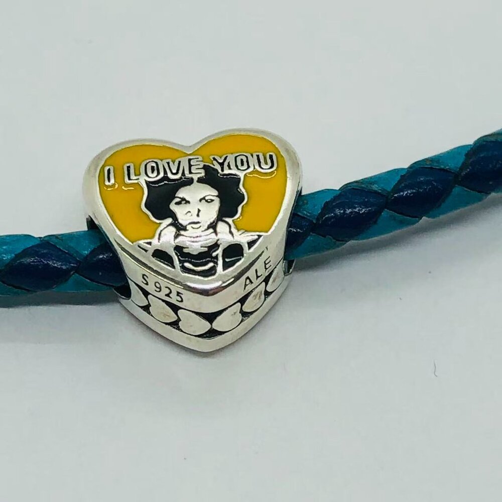 ✨✨Pandora STAR WARS Han Solo Princess Leia I Love You, I Know Charm Heart - Picture 2 of 4